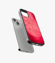 Load image into Gallery viewer, Brick Red Marble Glass Case