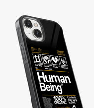 Load image into Gallery viewer, Organic Human Being Glass Phone Case