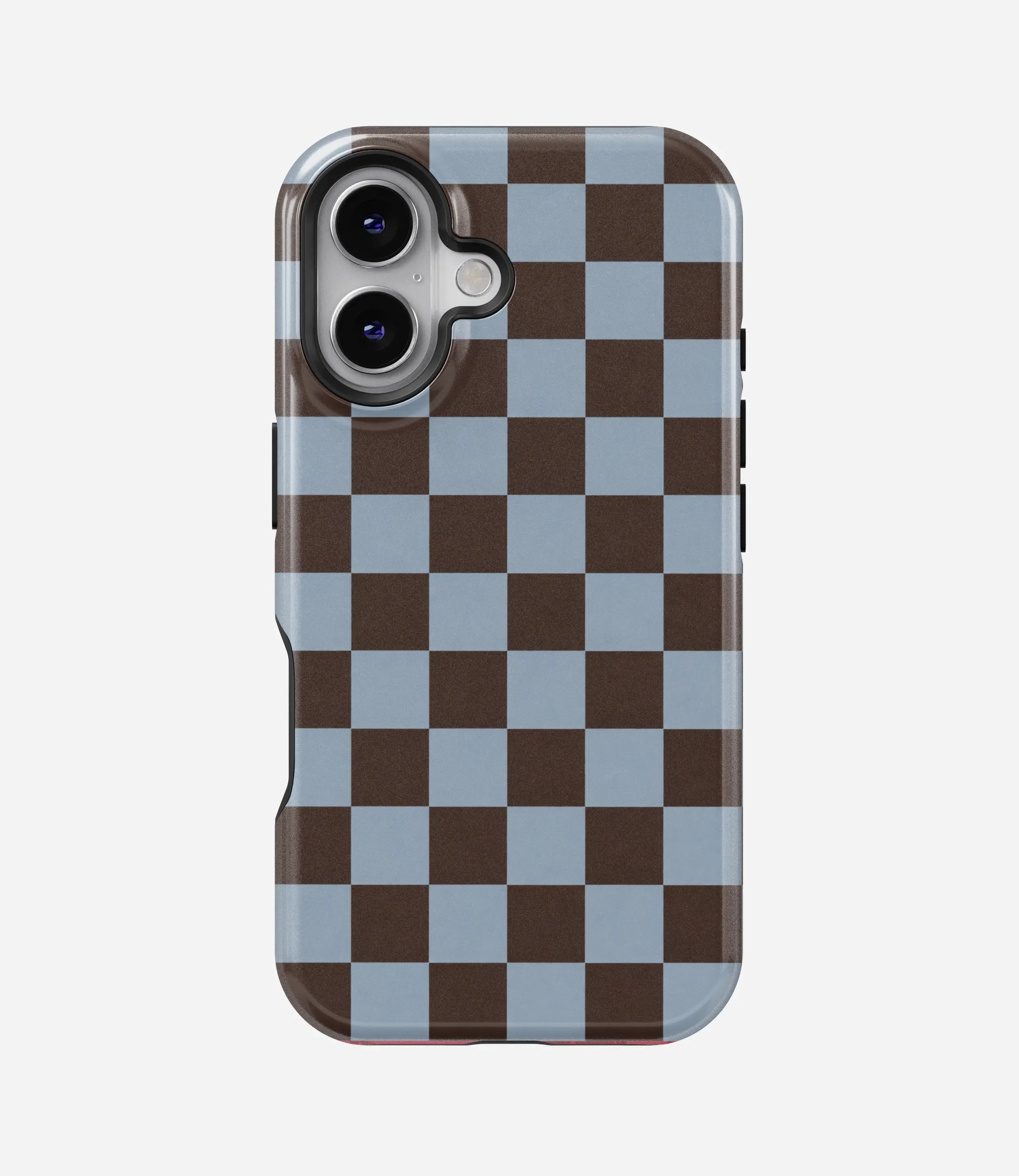 Mocha Sky Checker Glossy Armoured Case