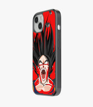 Load image into Gallery viewer, CG Red Goku Beast Glass Phone Case