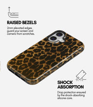 Load image into Gallery viewer, Golden Leopard Glossy Armoured Case