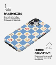 Load image into Gallery viewer, Coastal Gingham Club Glossy Armoured Case