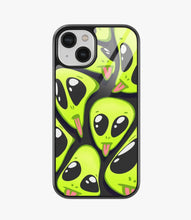 Load image into Gallery viewer, Crazy Alien Glass Phone Case
