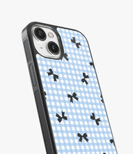 Load image into Gallery viewer, Bow & Check Glass Case