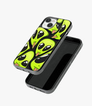 Load image into Gallery viewer, Crazy Alien Glass Phone Case