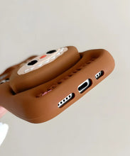 Load image into Gallery viewer, Brown Bunny Soft Silicone Phone Case
