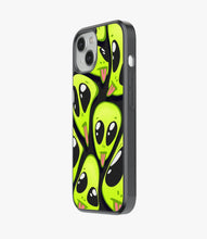 Load image into Gallery viewer, Crazy Alien Glass Phone Case
