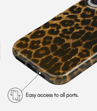 Load image into Gallery viewer, Golden Leopard Glossy Armoured Case