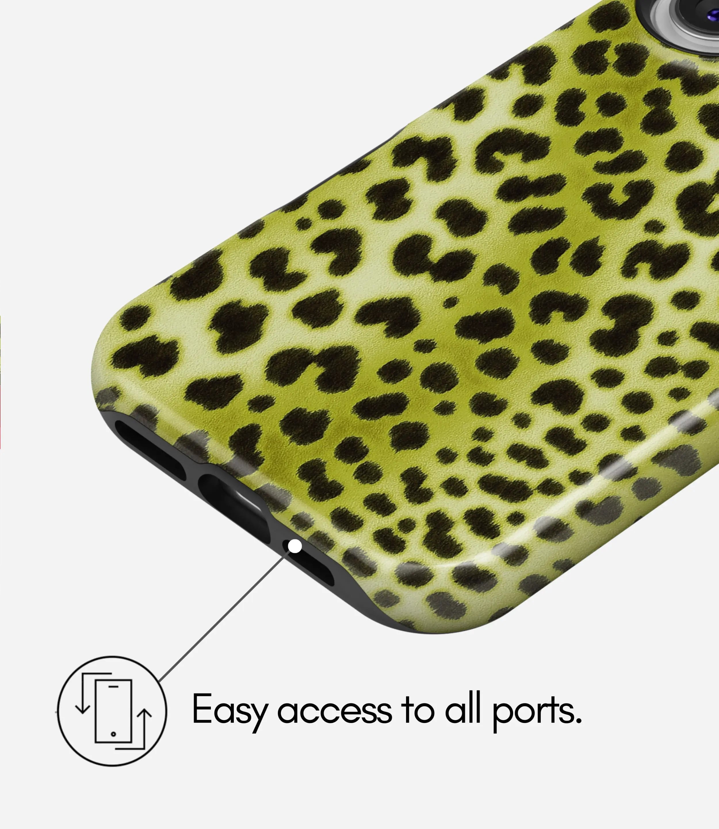 Neon Panther Glossy Armoured Case