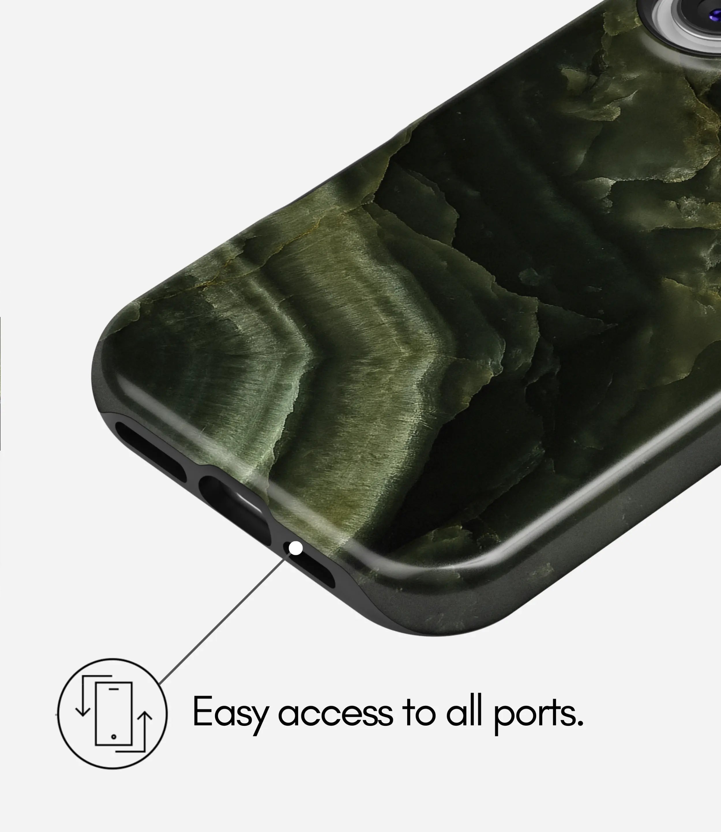 Emerald Onyx Glossy Armoured Case