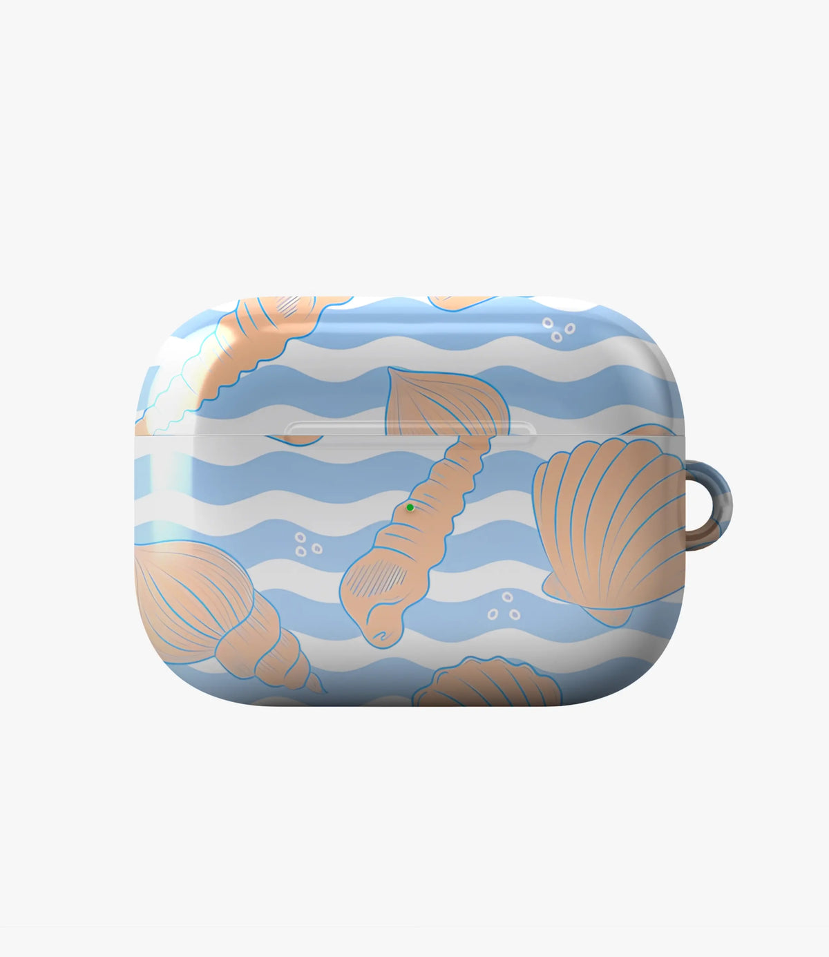 Pastel Ocean Shell Glossy Airpod Case