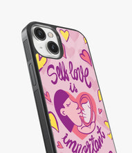 Load image into Gallery viewer, Self Love is Important Glass Case