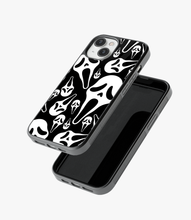 Load image into Gallery viewer, Ghost Face Glass Phone Case