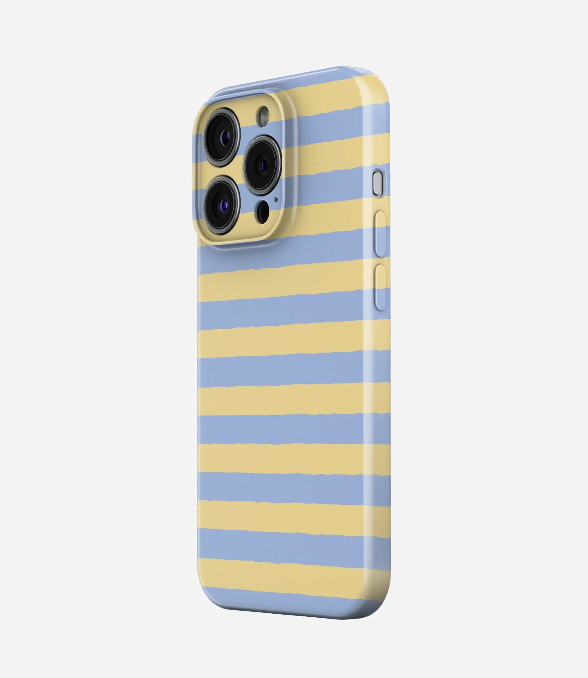Blue Butter Lines Glossy Hard Case