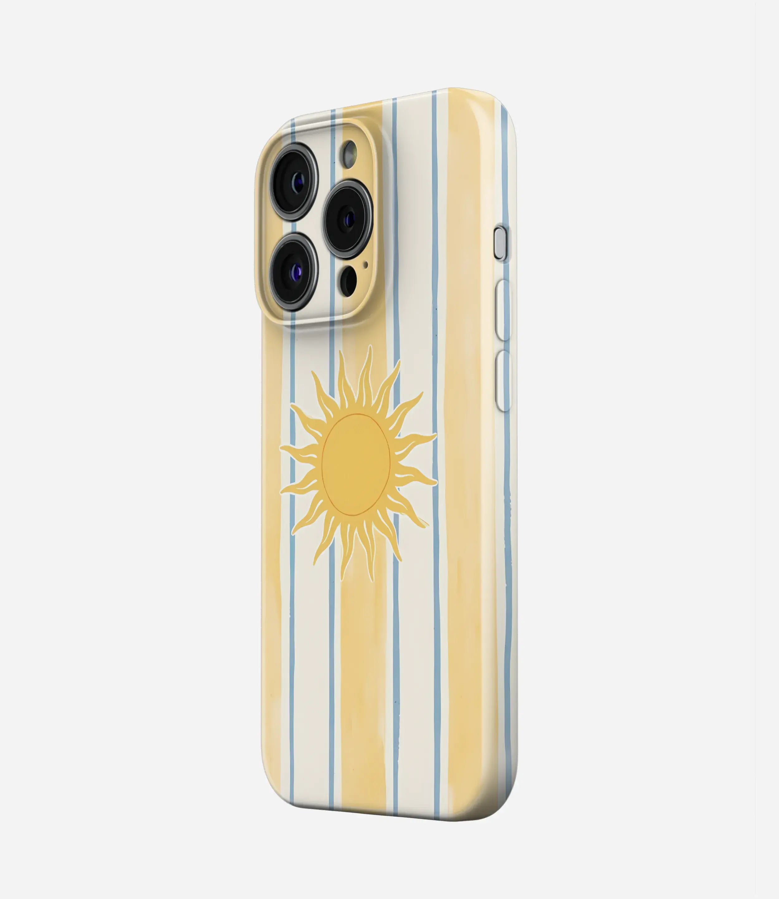Sunshine Riviera Stripes Glossy Hard Case