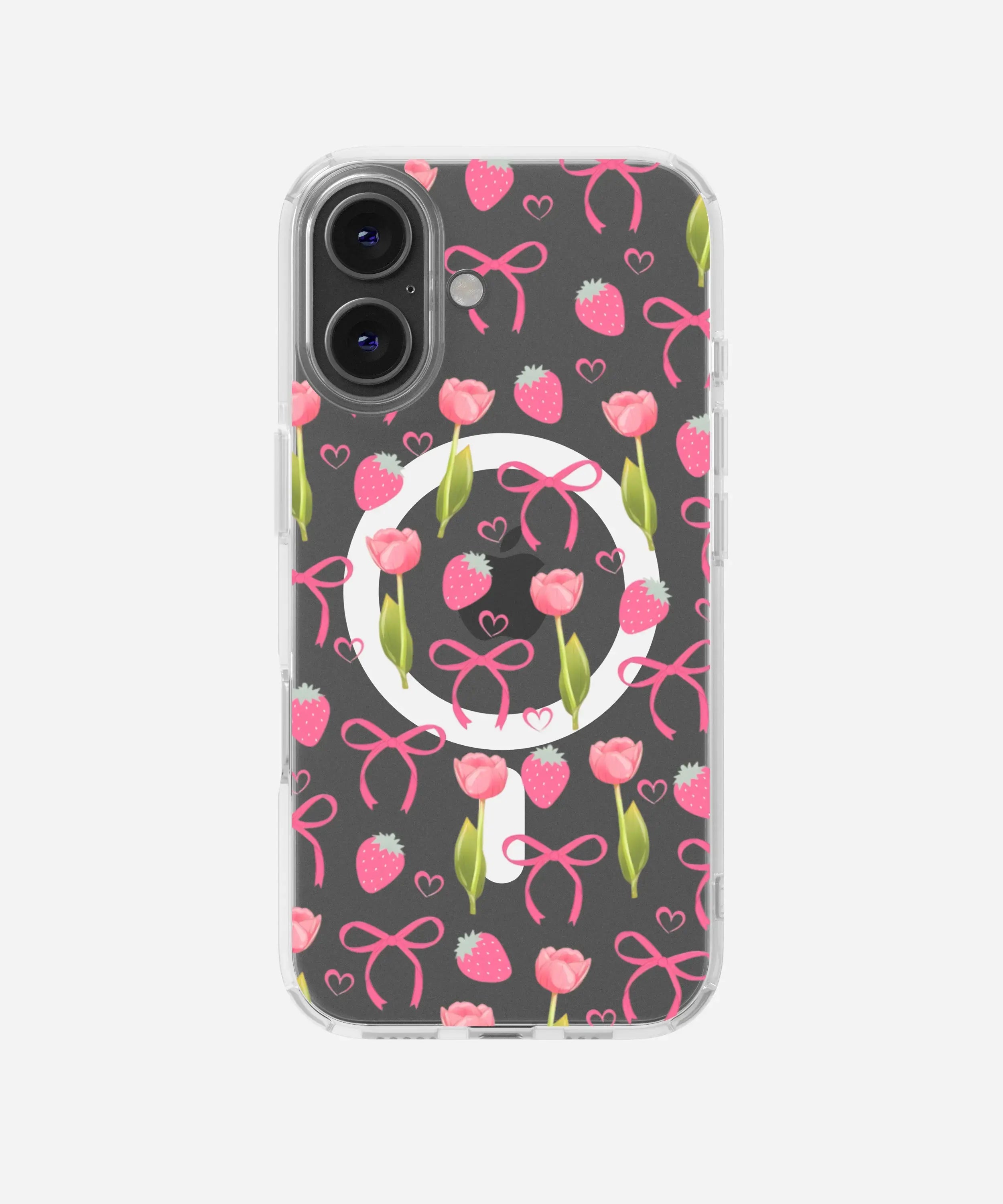 Bows & Roses Clear Magsafe Clear Phone Case
