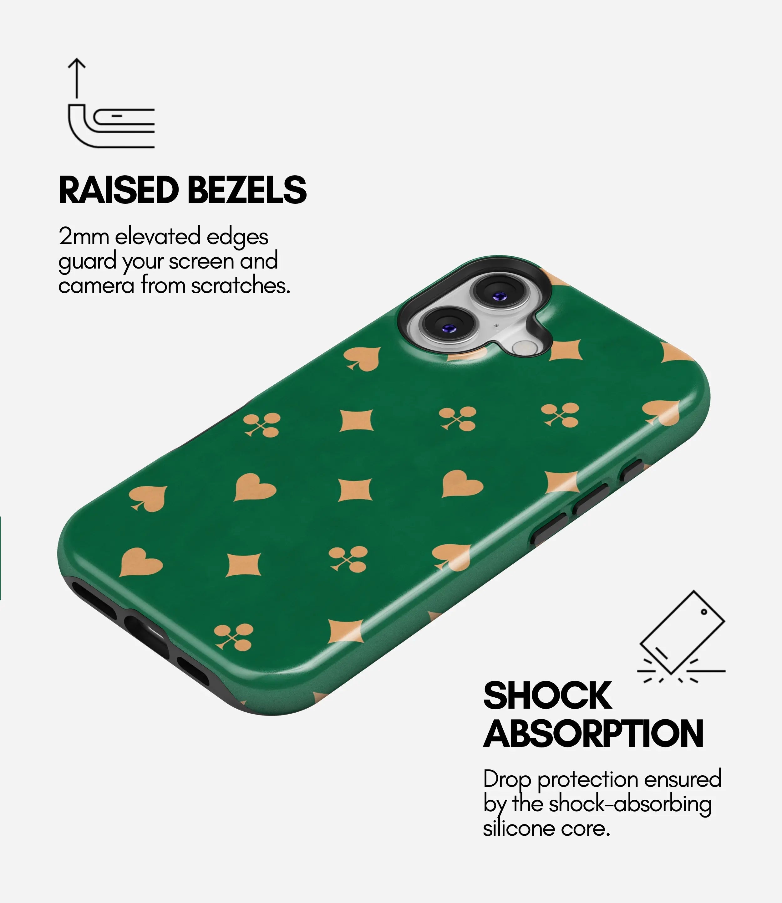 Lucky Suits Glossy Armoured Case
