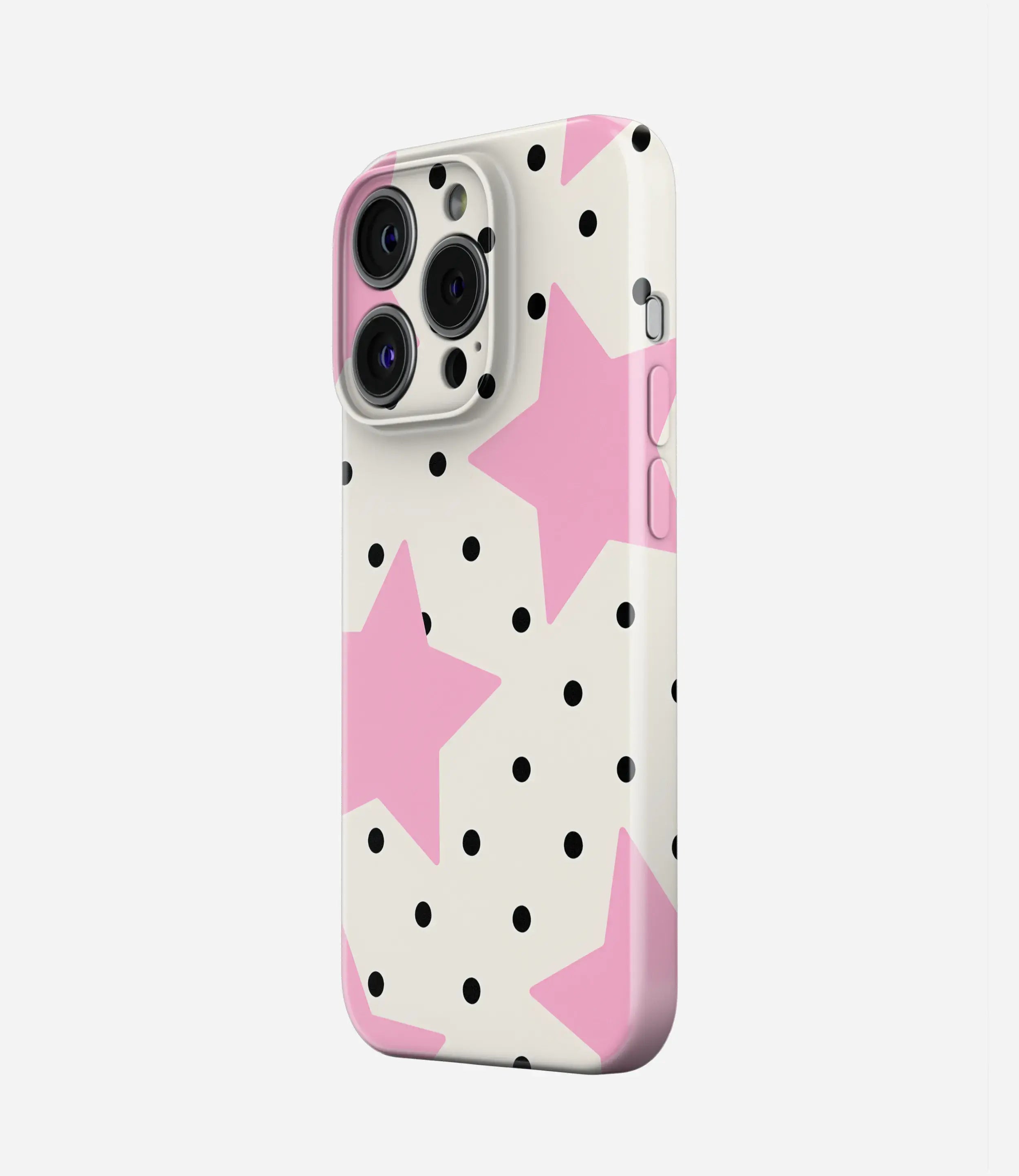 Pink Star Pop Glossy Hard Case