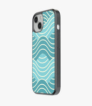 Load image into Gallery viewer, Blue Waves Glass Case