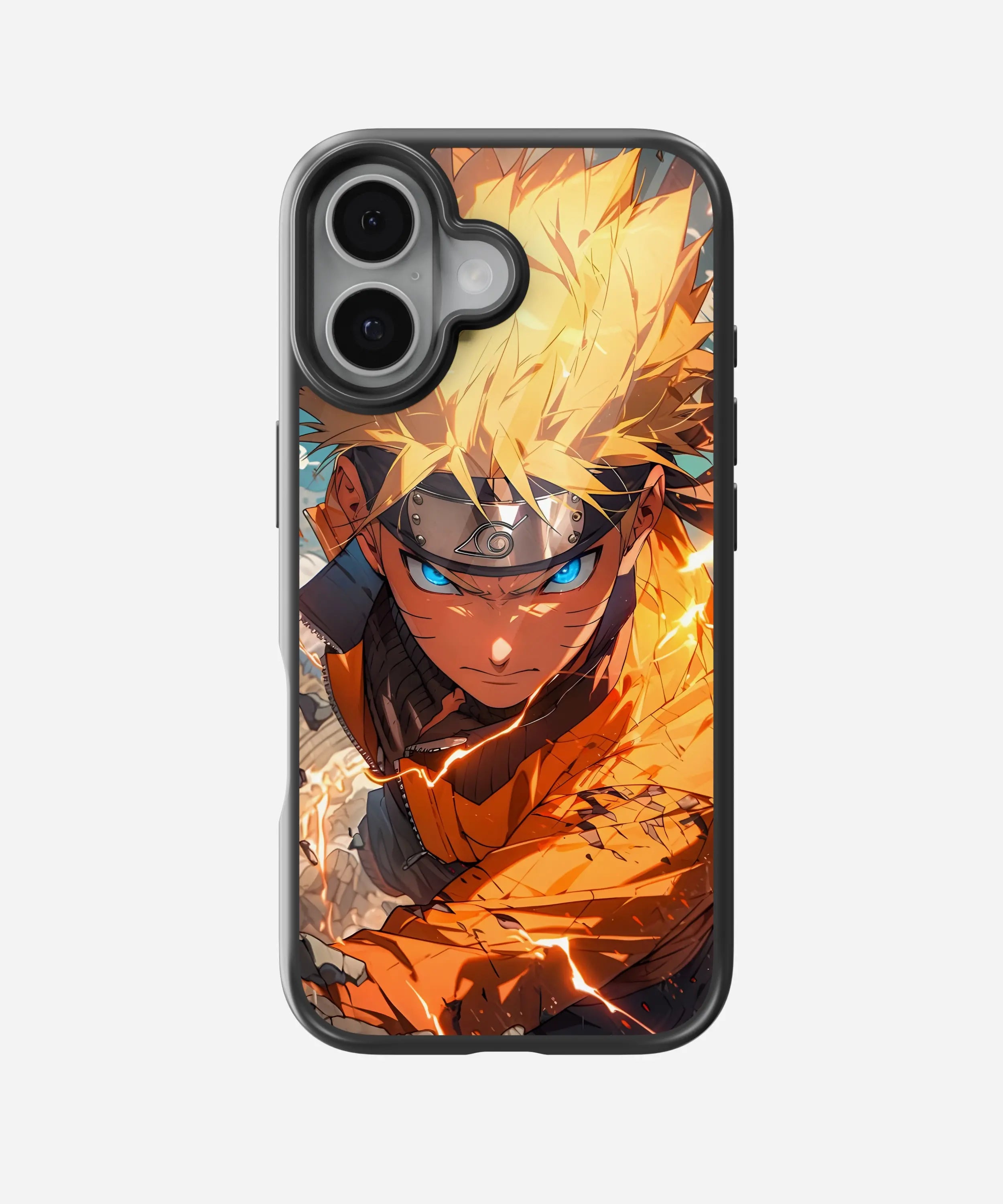 Angry Naruto Glass Phone Case