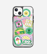 Load image into Gallery viewer, Green Dream Dazzle Stride 2.0 Clear Phone Case