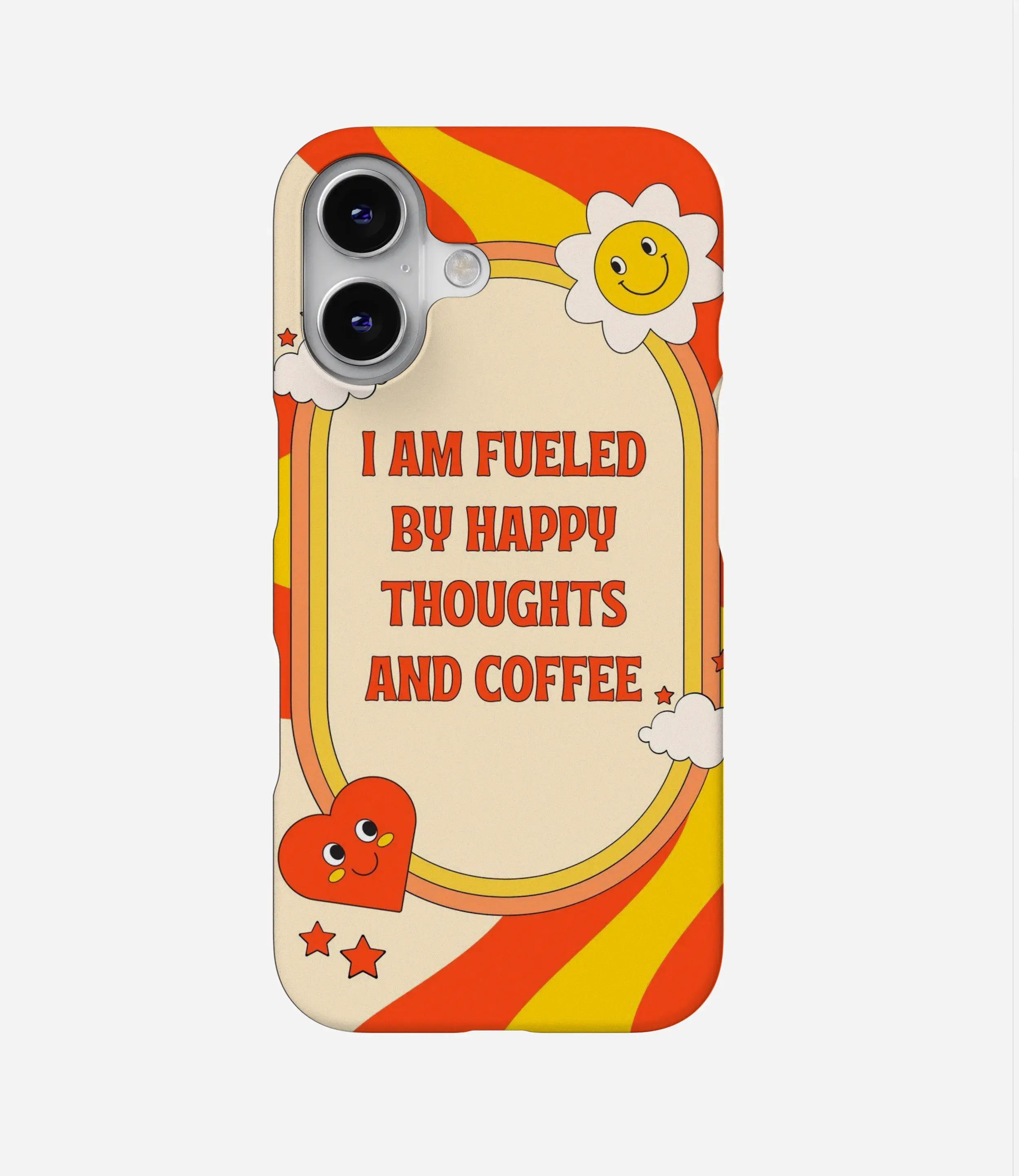 Orange Retro Psychedelic Phone Case