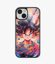 Load image into Gallery viewer, Fan Art Goku Glass Phone Case