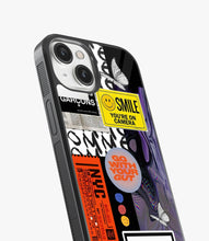 Load image into Gallery viewer, Smile You're on Camera Glass Case