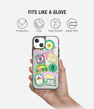 Load image into Gallery viewer, Green Dream Dazzle Stride 2.0 Clear Phone Case