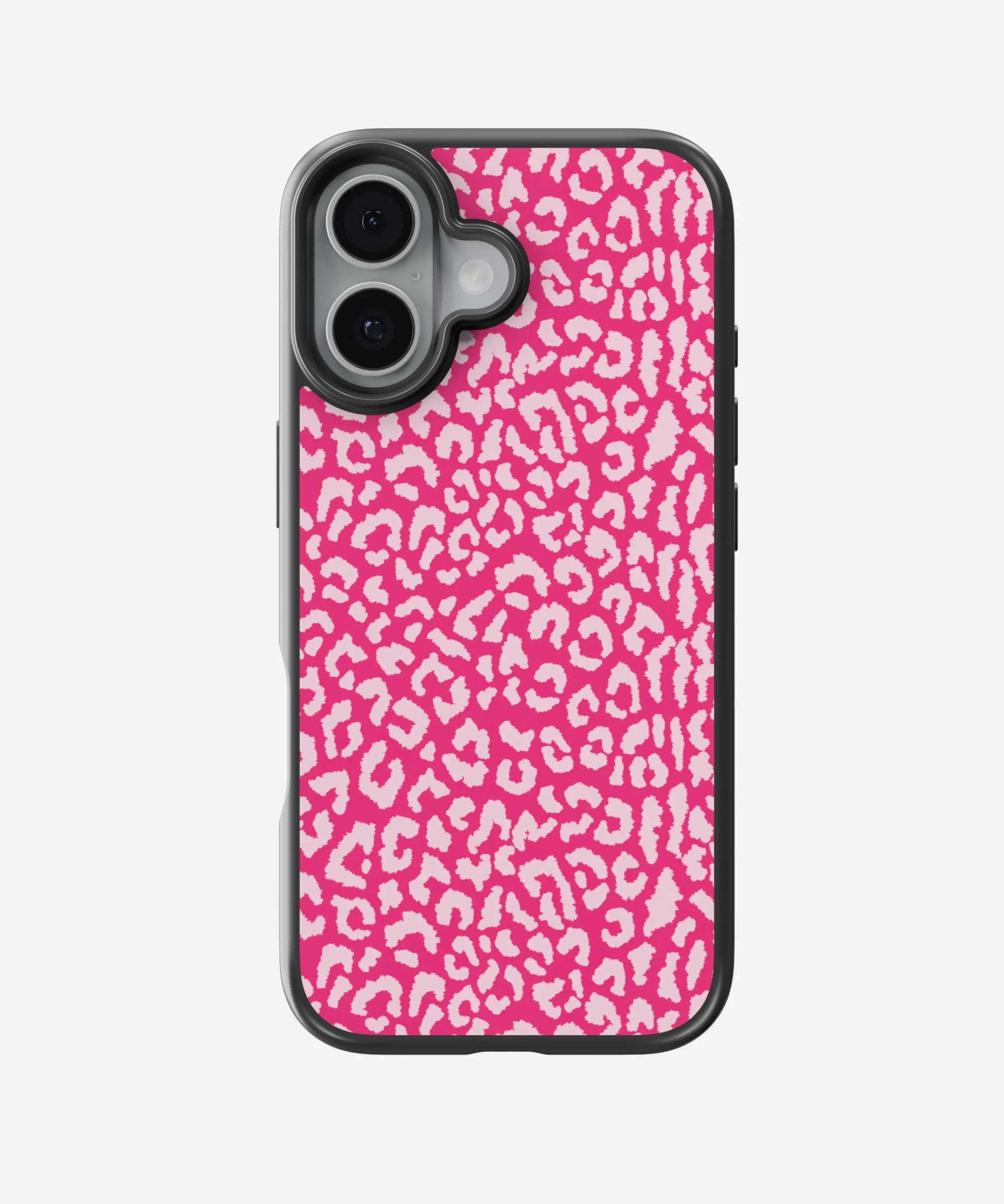 Leopard Print Pink Hybrid Matte Case