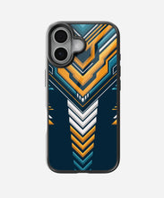Load image into Gallery viewer, Abstract Varsity Vibe Pattern Glass Case