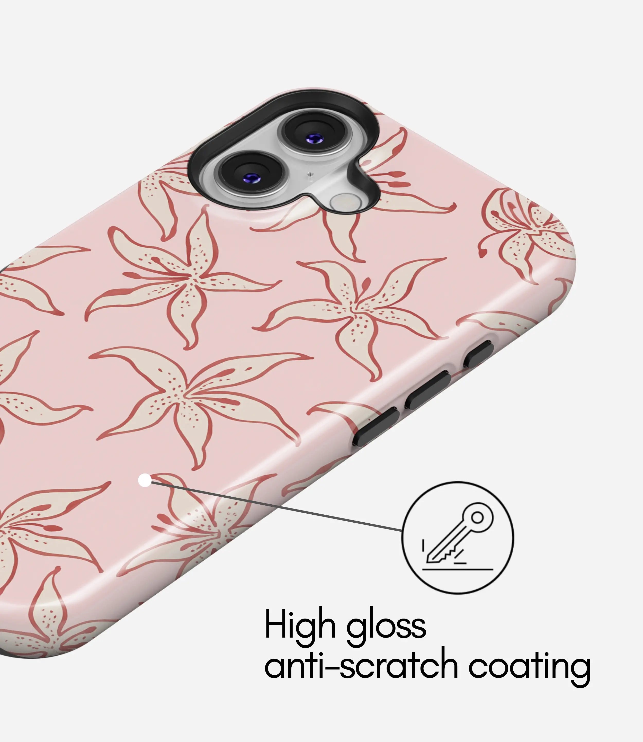 Petal Sketch Glossy Armoured Case
