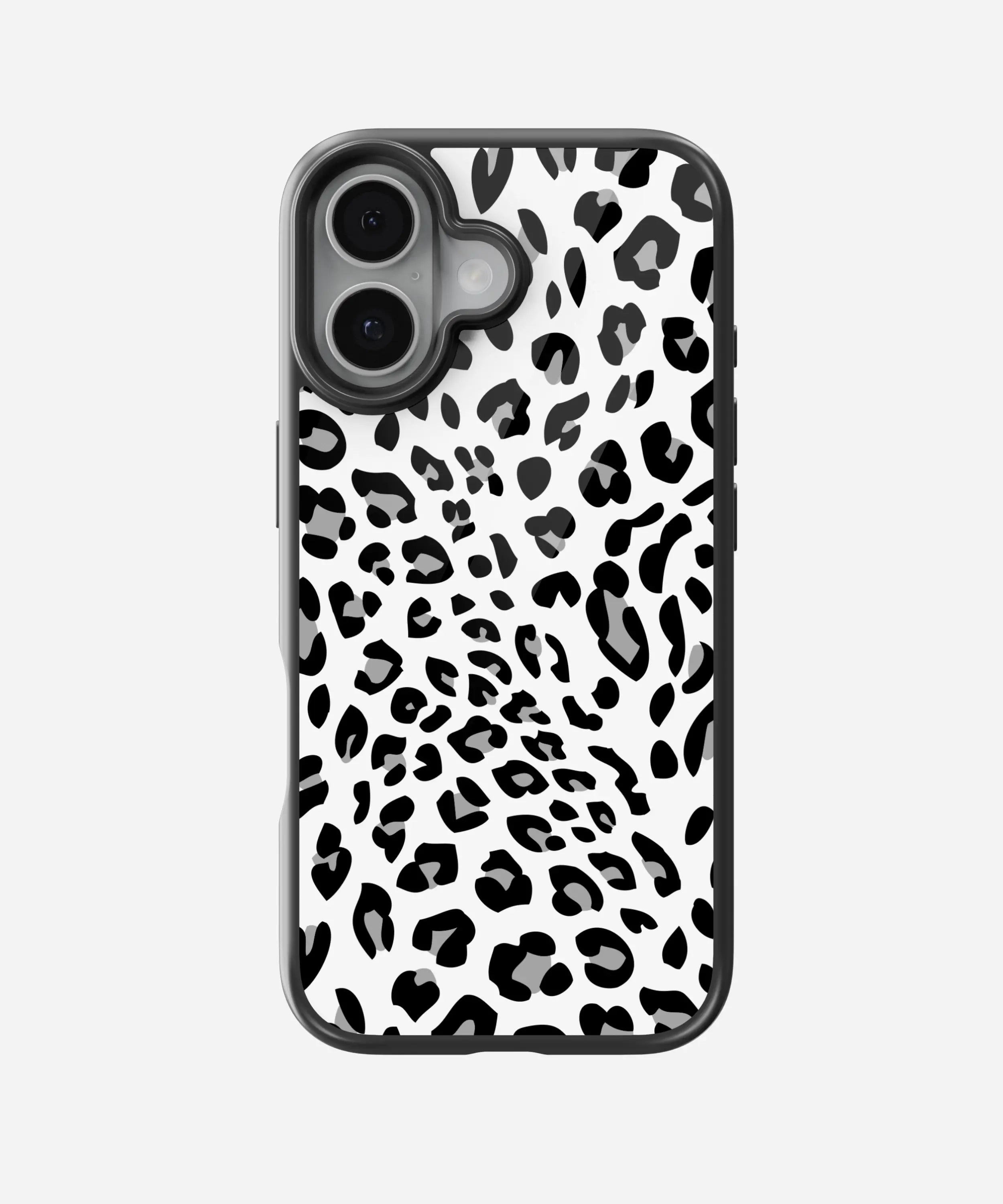 Leopard Print Glass Case
