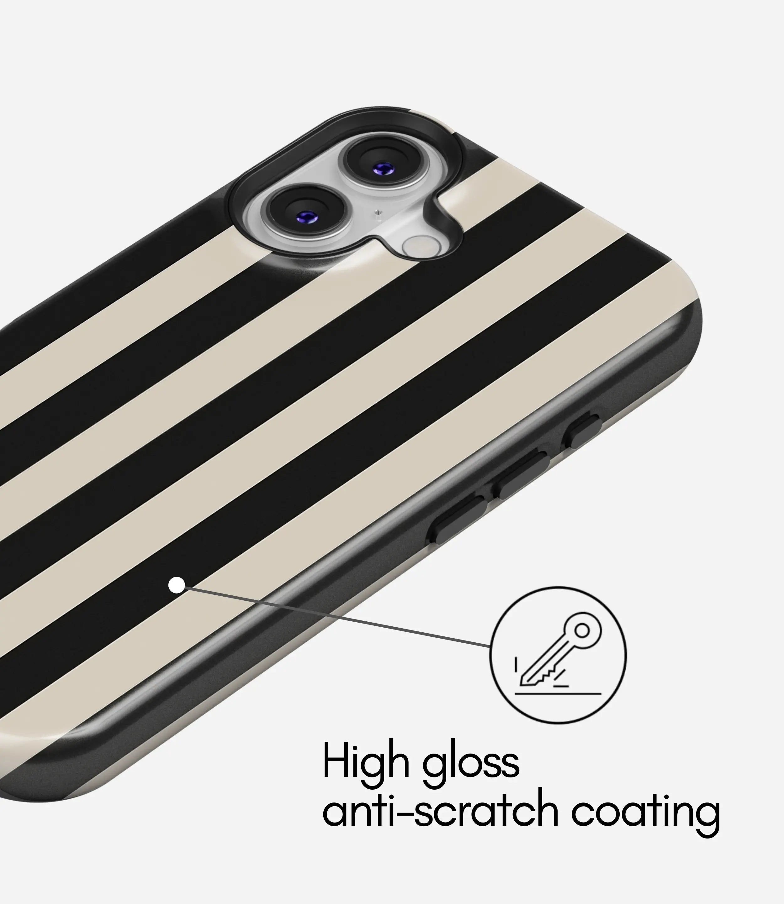 Parisian Lines Glossy Armoured Case