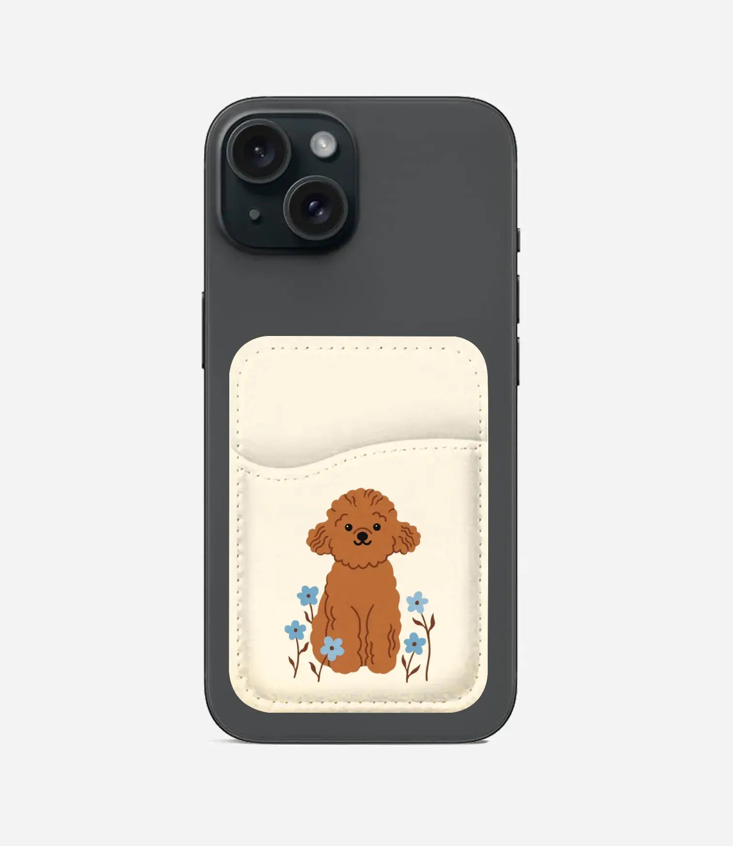 Poodle Garden Phone Wallet