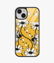 Load image into Gallery viewer, White Daisy Floral Glass Case