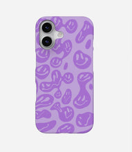 Load image into Gallery viewer, Y2K Pastel Purple Dripping Smiley Phone Case