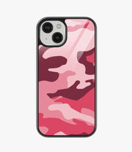 Load image into Gallery viewer, Wine Berry Camo Glass Case