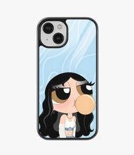 Load image into Gallery viewer, Boss Babe Blue Glass Phone Case