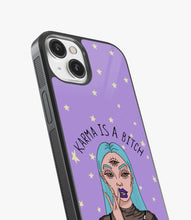 Load image into Gallery viewer, Karma Is Bitch Glass Case