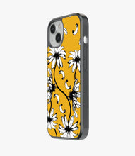 Load image into Gallery viewer, White Daisy Floral Glass Case