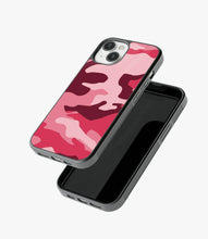 Load image into Gallery viewer, Wine Berry Camo Glass Case