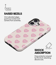 Load image into Gallery viewer, Heart Grid Glossy Armoured Case