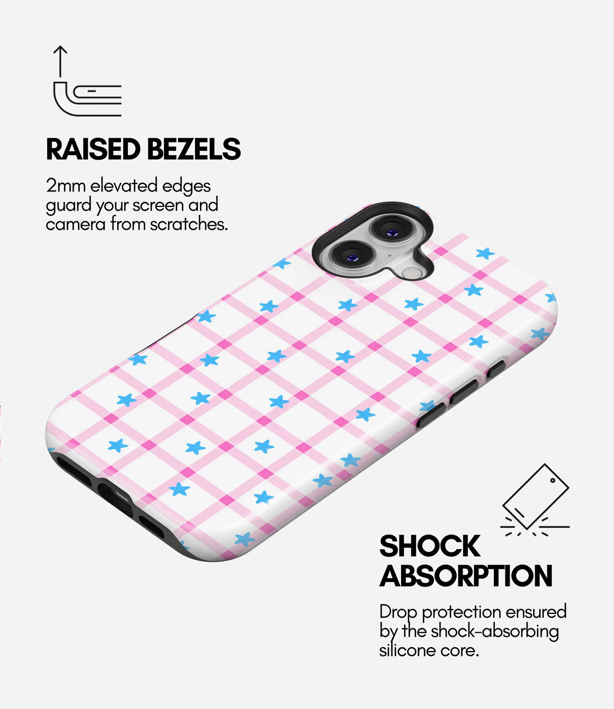 Pink Star Picnic Glossy Armoured Case
