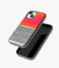 Load image into Gallery viewer, Sunset Ripples Abstract Glass Case