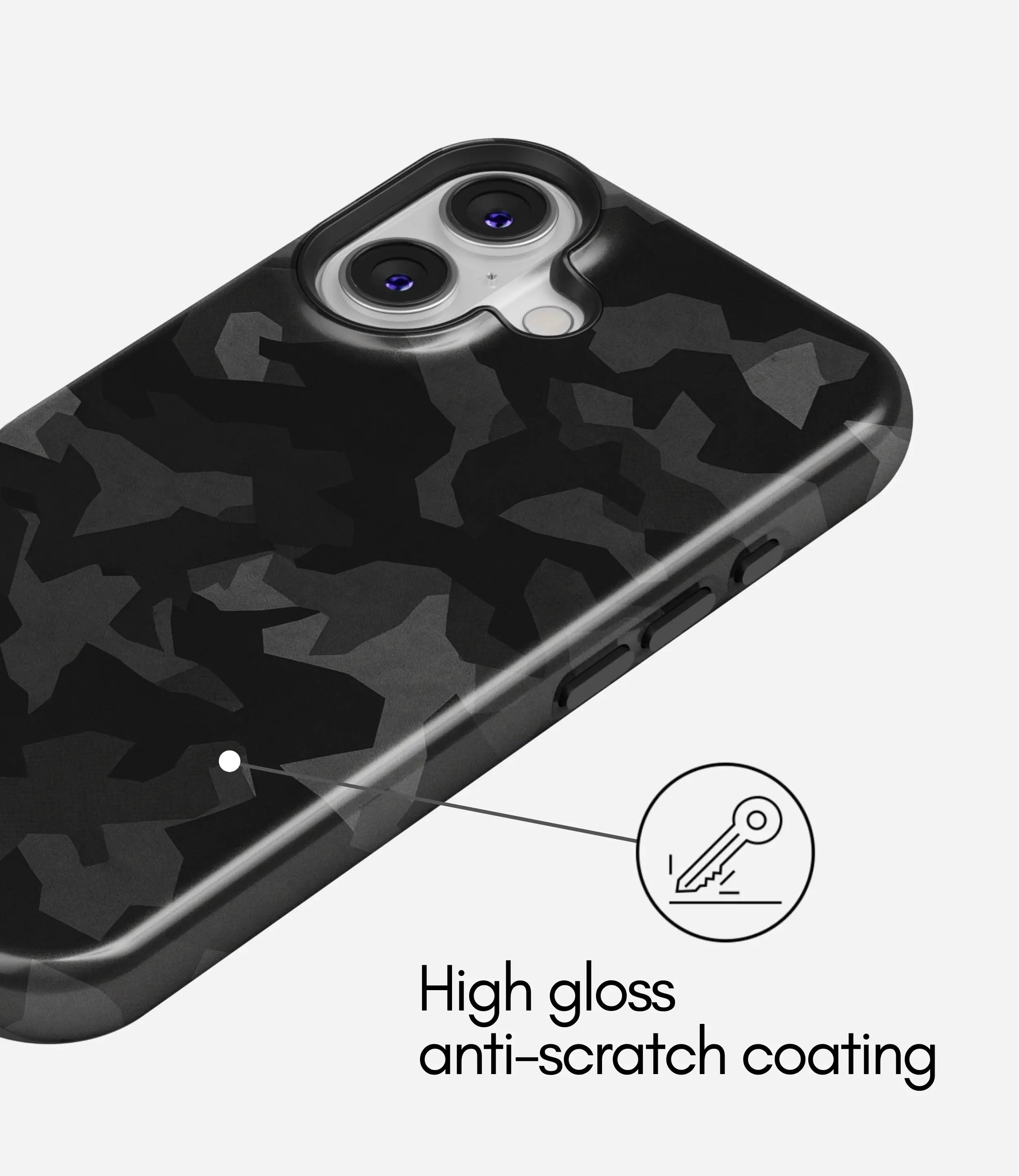 Stealth Night Camo Glossy Armoured Case
