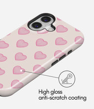 Load image into Gallery viewer, Heart Grid Glossy Armoured Case