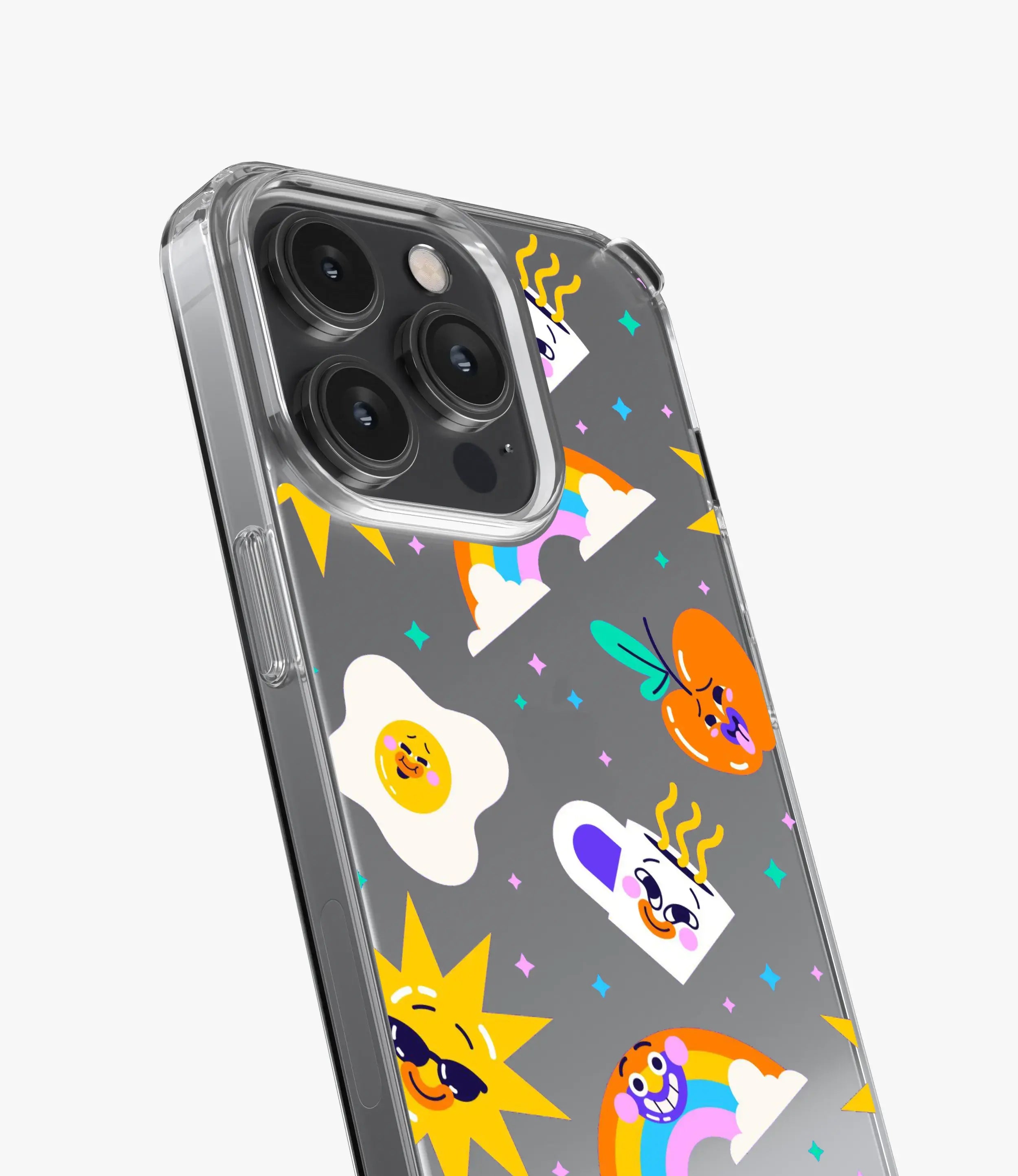 Cute Rainbow Apple Silicone Case