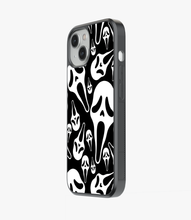 Load image into Gallery viewer, Ghost Face Glass Phone Case