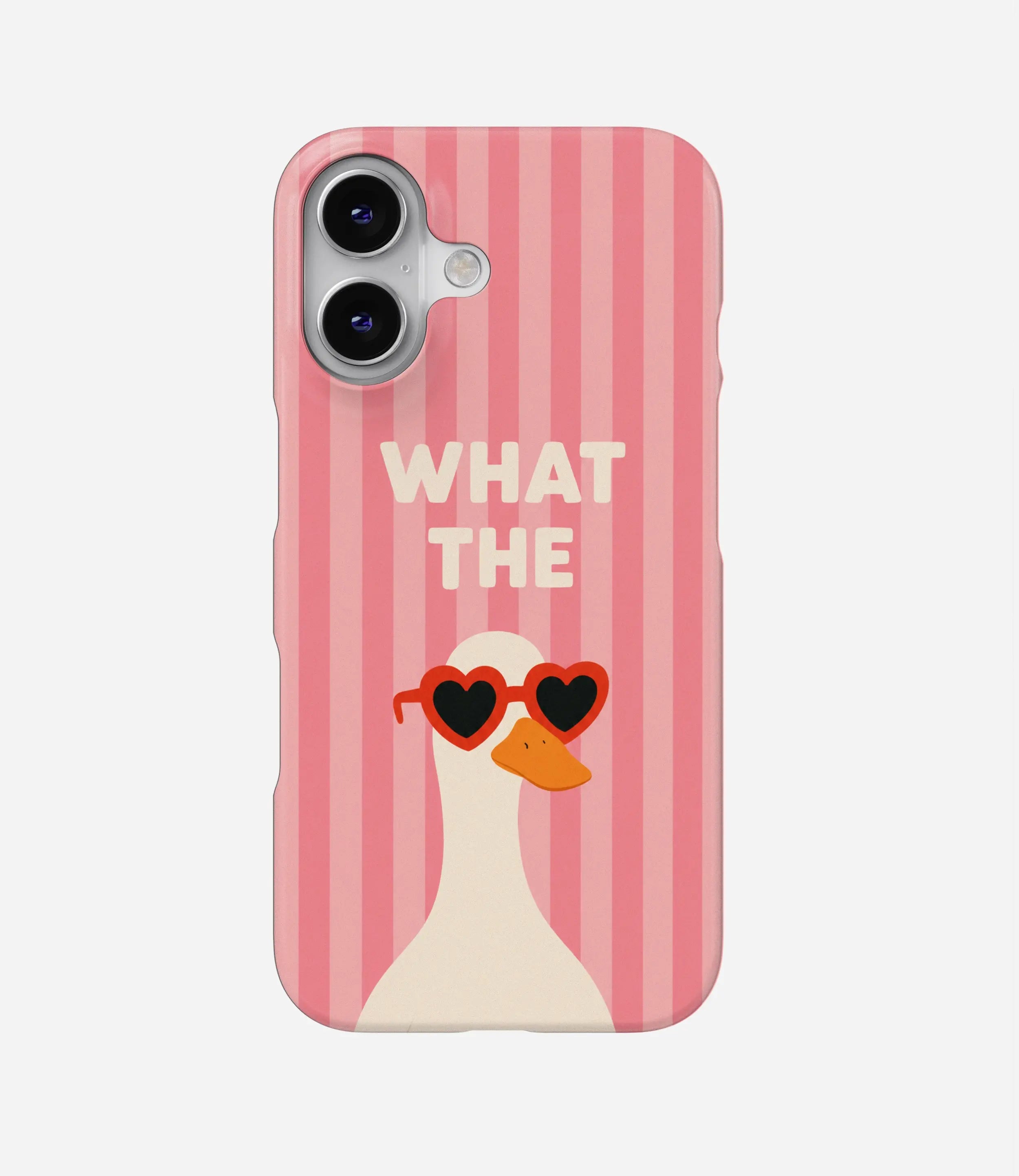 What the Duck - Heart Eyes Hard Case